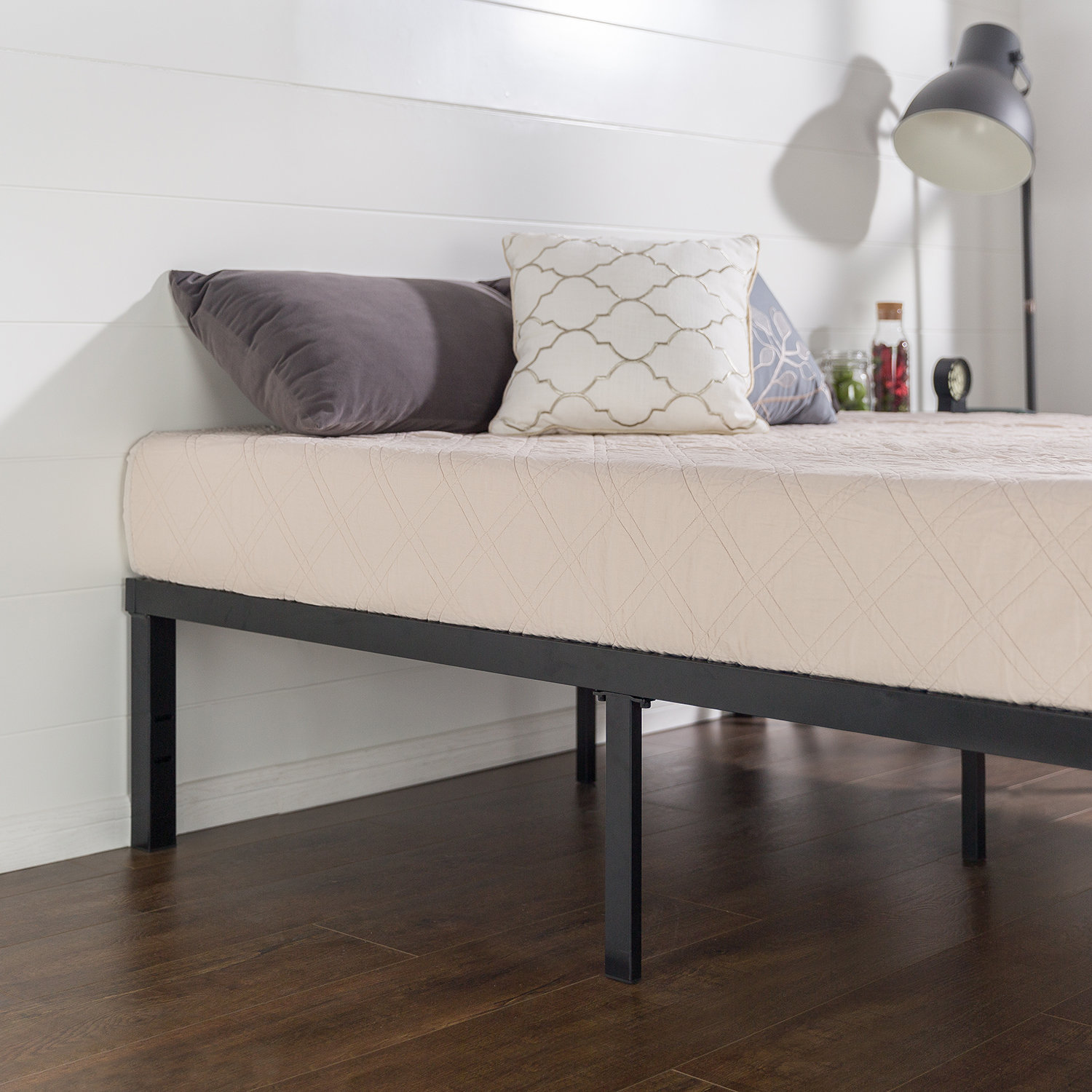 Anew Edit Quick Lock Platform Bed Frame Mattress Foundation Wayfair.ca